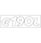 Naklejka Epsilon E190L